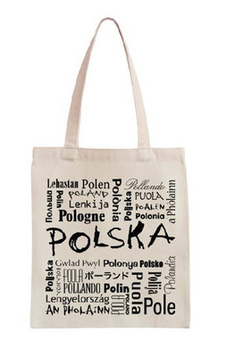 COTTON BAG "POLAND IN 25 LANGUAGES"