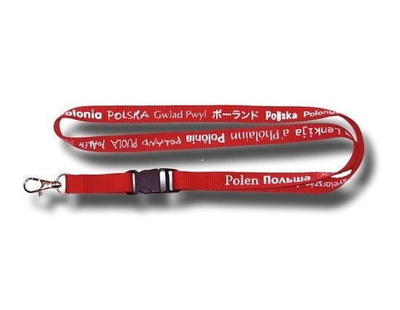 KEY STRAP "POLAND IN 25 LANGUAGES"
