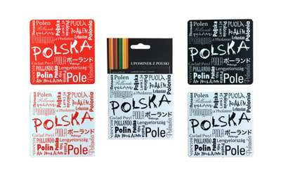 CORK COASTERS "POLISH CITIES" (6 pieces) (1)