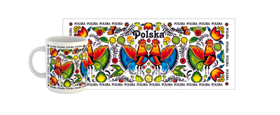 MUG WITH FOLK DESIGN