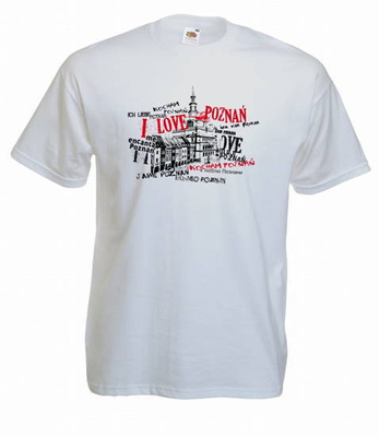 T-SHIRT "I LOVE POZNAŃ"