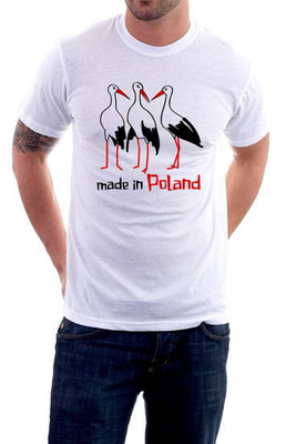 T-SHIRT  "STORKS - MADE IN POLAND" - BLACK (1)