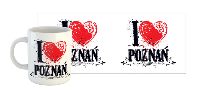 MUG "I ♥ POZNAŃ"
