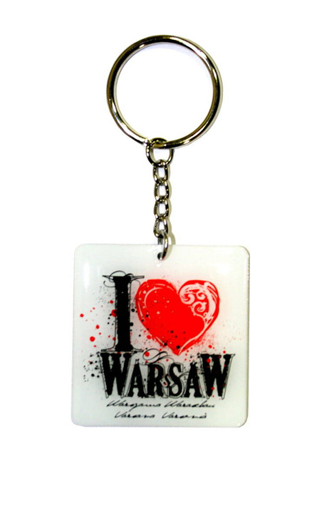 KEYCHAIN "I LOVE WARSAW"