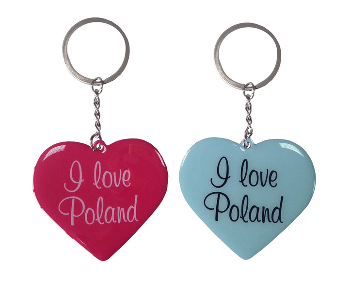 BRELOK "I LOVE POLAND" SERCE