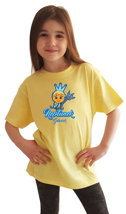 KOSZULKA"NEPTUNEK" JUNIOR ŻÓŁTA