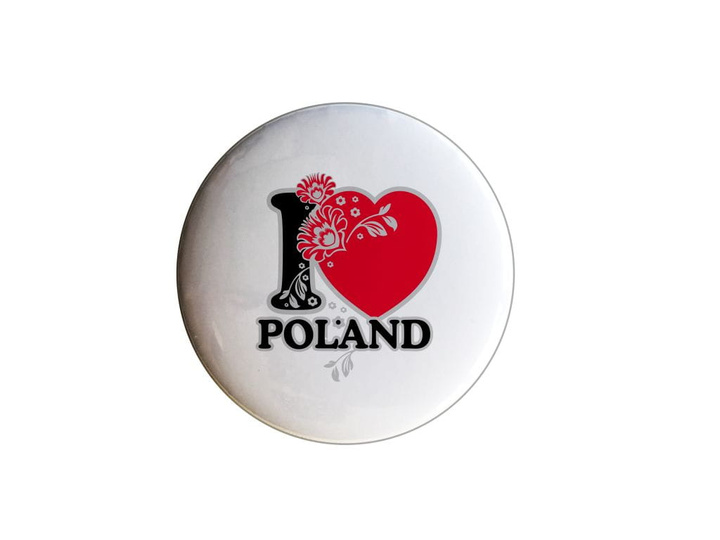 MAGNES " I LOVE POLAND" - BIAŁY