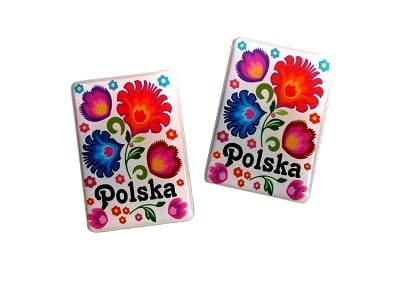 MAGNET WITH FOLK FLOWERS