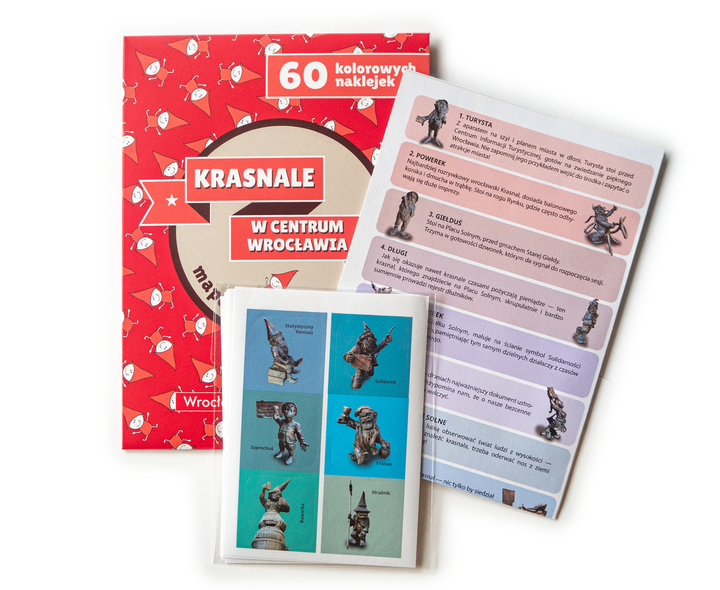 Dwarf map with stickers