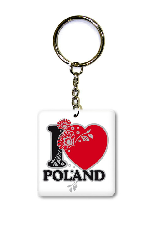 KEYCHAIN "I LOVE POLAND"