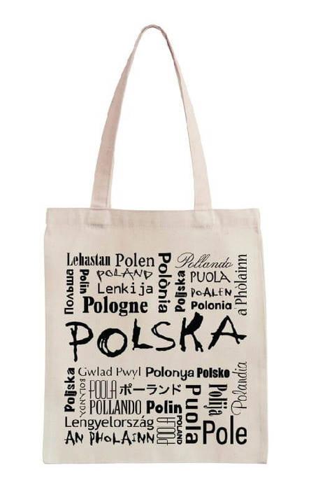 COTTON BAG "POLAND IN 25 LANGUAGES"
