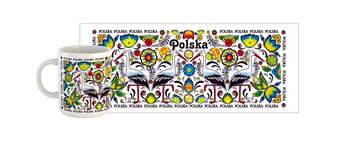 KUBEK "FOLKOWY - BOCIANY"