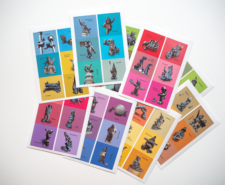 Dwarf map with stickers