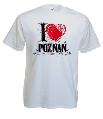 KOSZULKA I LOVE POZNAŃ (SERCE)