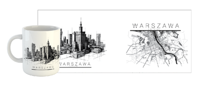 KUBEK "WARSZAWA SZKIC MAPA"