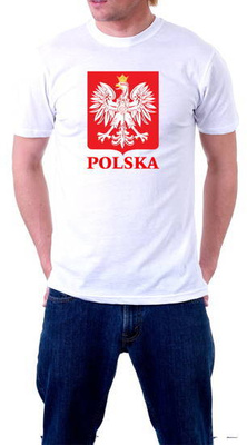 KOSZULKA "POLSKA ORZEŁ" - BIAŁA